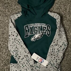 Girls XS NWT EAGLES HOODIE